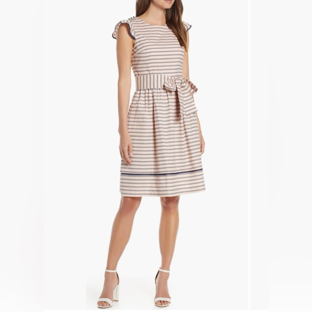Striped Sleeveless Dress
